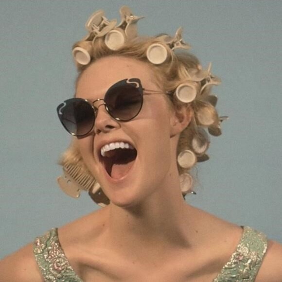 New Authentic Miu Miu MU 57TS HB5GR0* 3N Metal Women Noir sunglasses - Picture 11 of 17